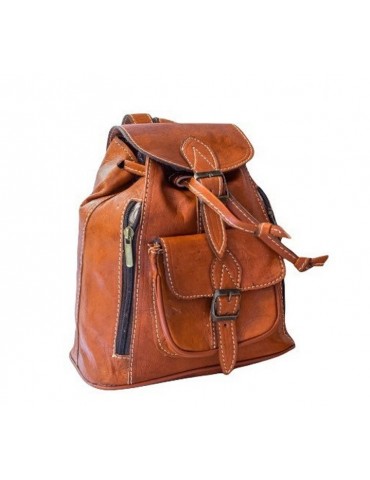 High-end natural leather backpack