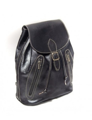 Mochila barata en piel natural hecha a mano