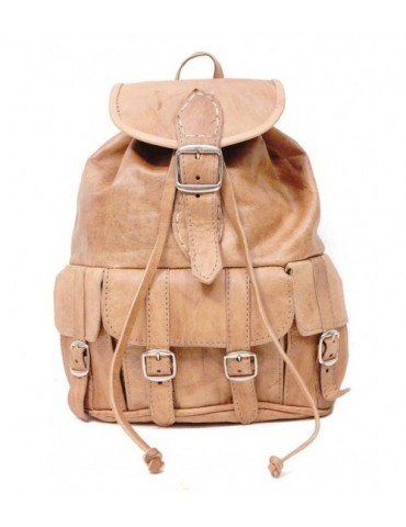 Cartera de cuero marrón con calidad premium