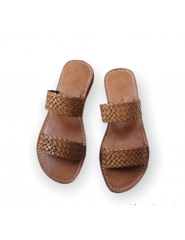 Handgjord äkta läder sandal