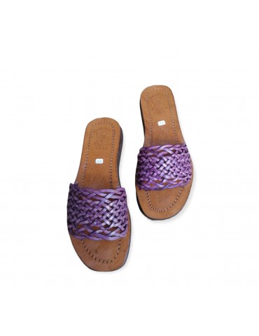 Sandale en vrai cuir confortable