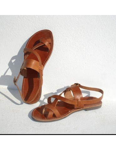 Sandalo in vera pelle