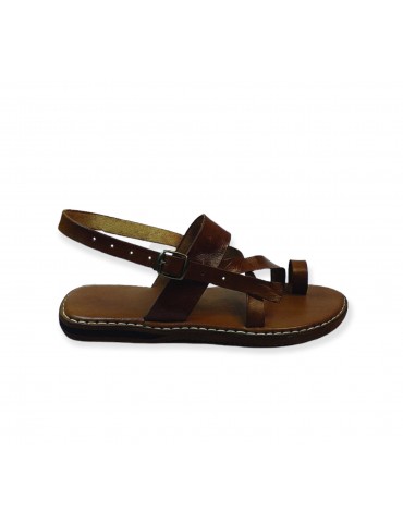 Sandale en vrai cuir confortable
