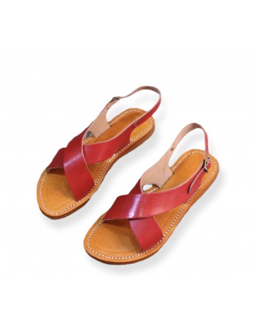 Comfortable real leather sandal