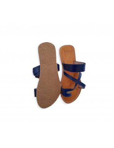 Komfortabel sandal i ægte læder