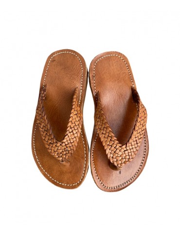 Genuine leather sandal 100% handmade braided