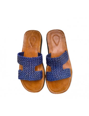 copy of 100% handmade braided real leather sandal