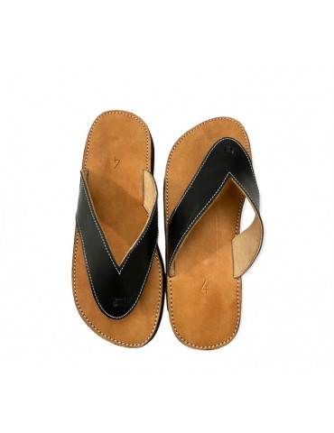 Håndlavet komfortabel sandal i ægte læder