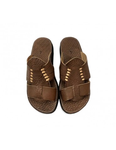 Real natural leather sandal
