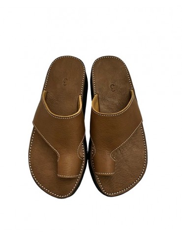 Håndlavet komfortabel sandal i ægte læder