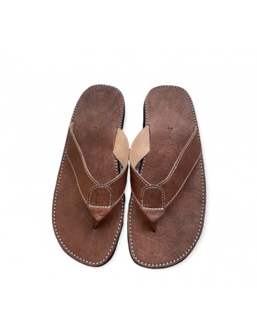 Handgefertigte bequeme Sandale aus echtem Leder